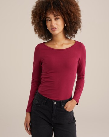 WE Fashion Μπλουζάκι σε κόκκινο: μπροστά