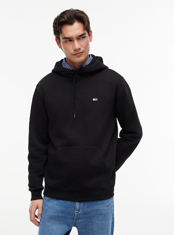 juoda Tommy Jeans Megztinis be užsegimo: priekis