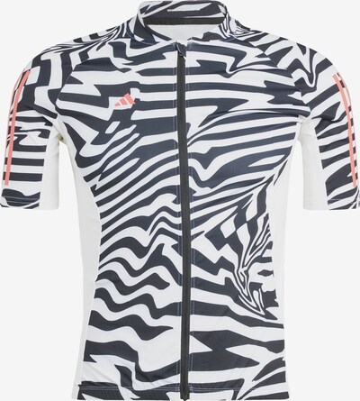 ADIDAS PERFORMANCE Functioneel shirt 'Essentials 3-Stripes' in de kleur Donkerblauw / Lichtrood / Wit, Productweergave