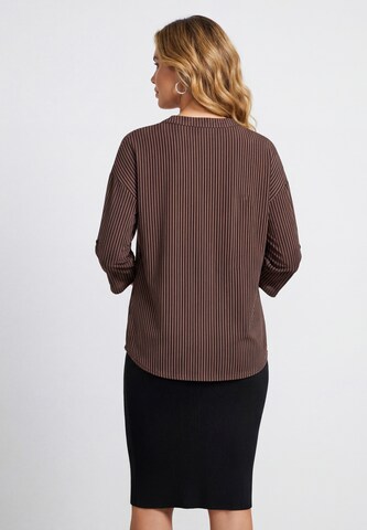 usha BLACK LABEL - Blusa en marrón
