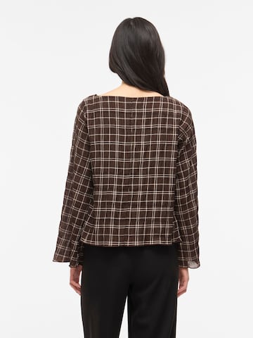 VILA Blouse 'VIEBLA' in Bruin