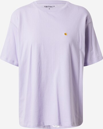 Carhartt WIP T-Shirt 'Chase' in Lila: front