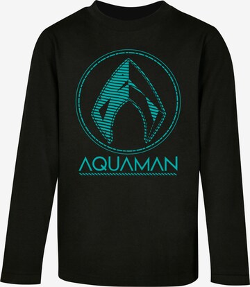 ABSOLUTE CULT Shirt 'Aquaman' in Zwart: voorkant