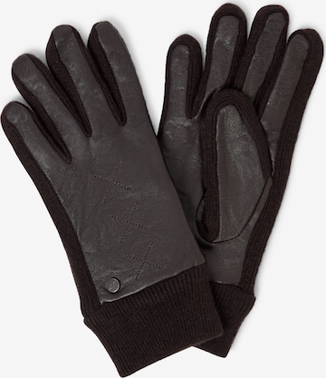 Pearlwood Handschuhe ' Smilla ' in Braun: Vorderseite