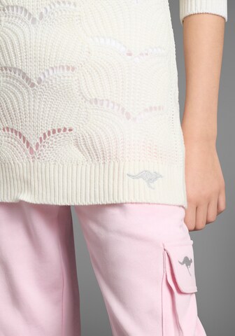 KangaROOS Pullover in Weiß