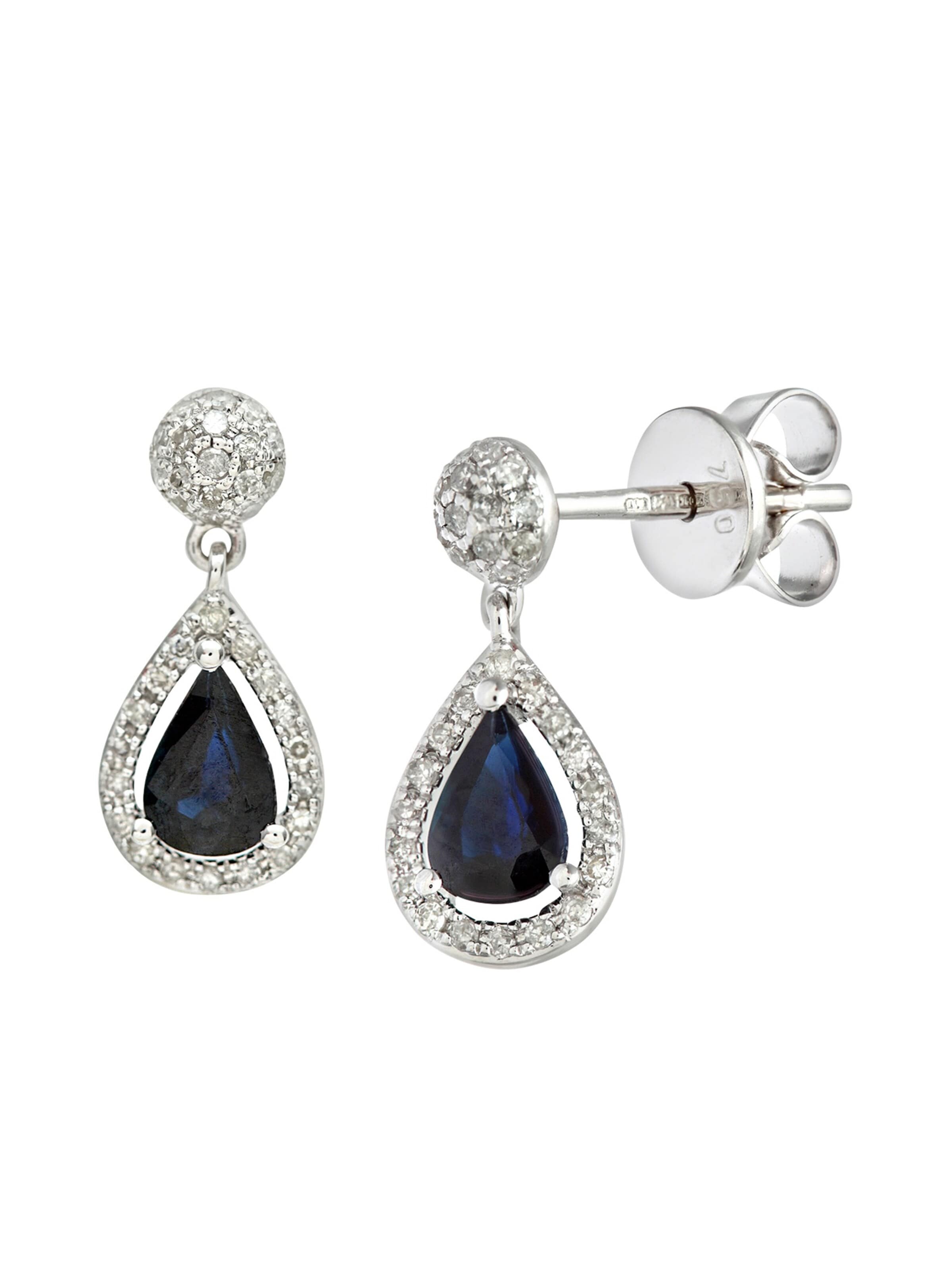 Orecchini di DIAMANT LETERNEL in argento: frontale
