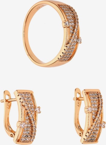 faina - Conjunto de joyería en oro: frente