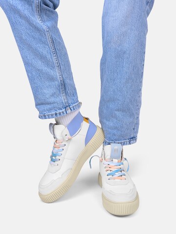 Crickit Sneakers hoog ' REBEKA ' in Wit