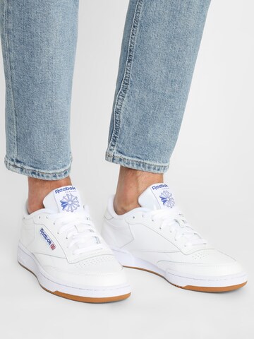 Reebok Platform trainers 'Club C 85' in White: front