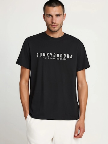 Funky Buddha Póló - fekete: elől