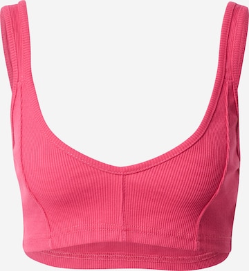 Nasty Gal - Top em rosa: frente