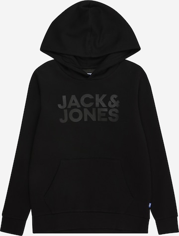 Jack & Jones Junior Majica 'JJECORP' | črna barva: sprednja stran