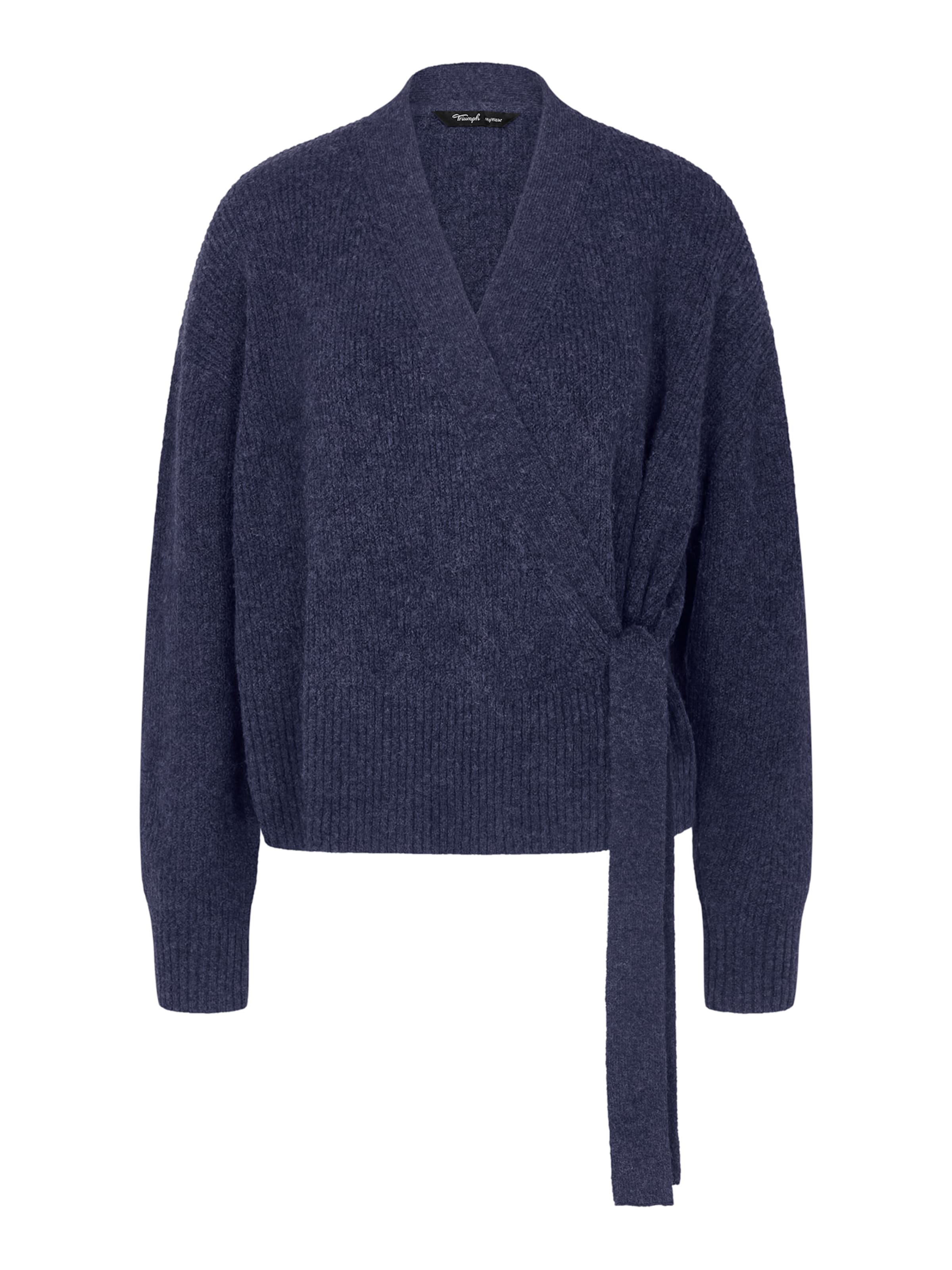 Cardigan ' Amourette Cozy ' TRIUMPH en bleu : devant
