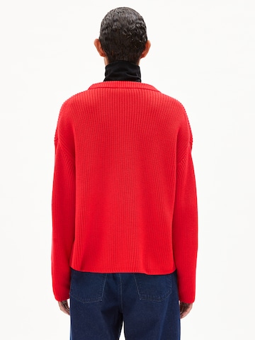 ARMEDANGELS Sweater 'NURIAAS' in Red
