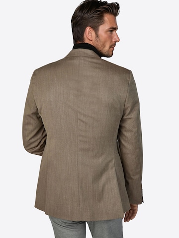 PIERRE CARDIN Slim fit Business blazer 'Grant' in Brown