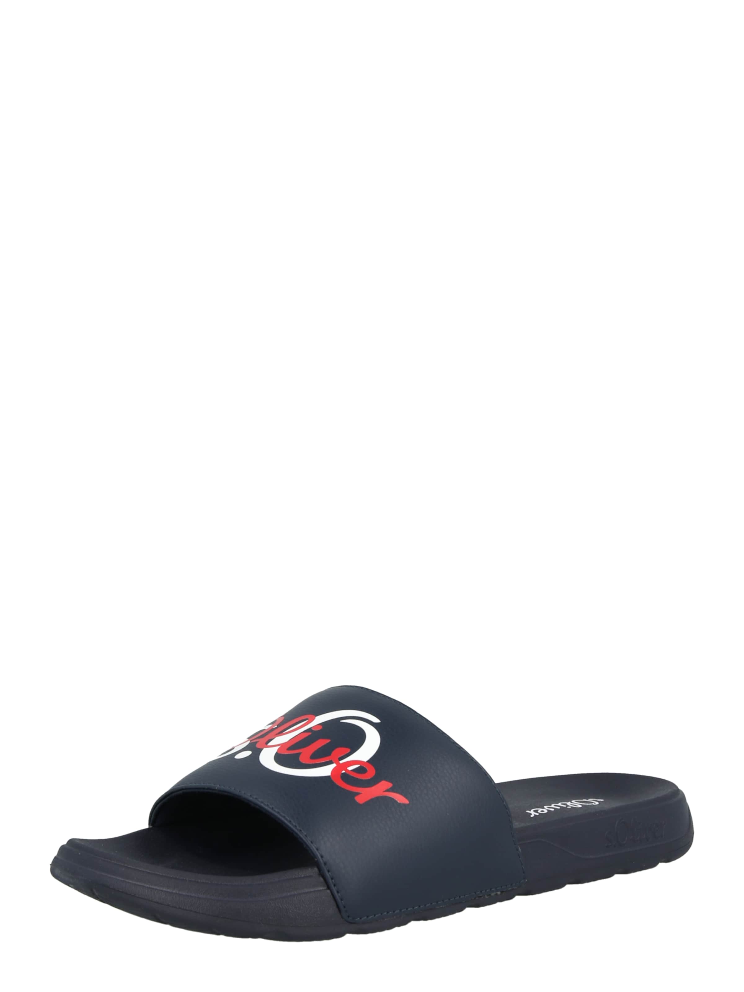 Zoccoletto s.Oliver di colore blu scuro / rosso ciliegia / bianco, Visualizzazione prodotti