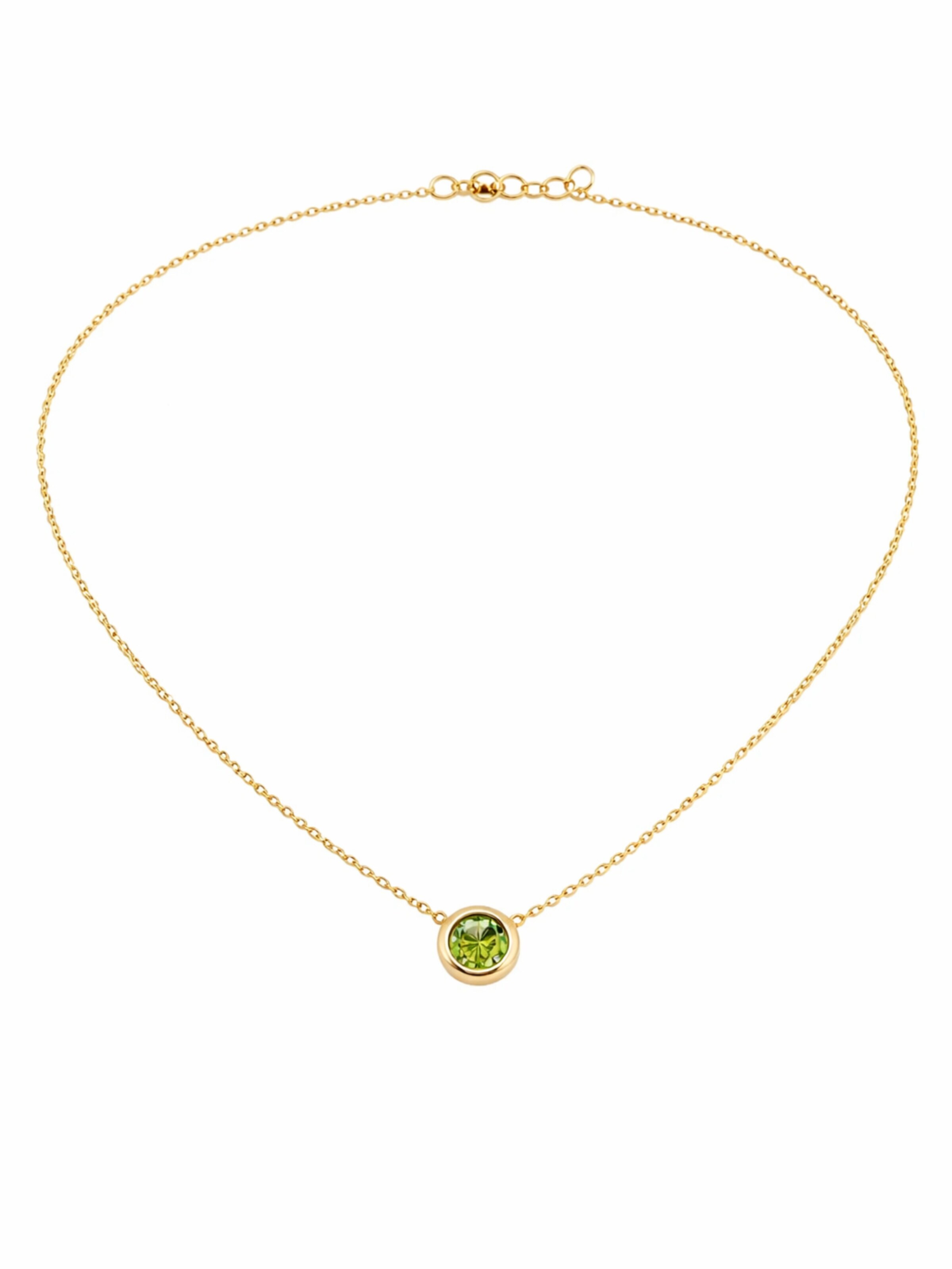 Pure Schmuck Kette‌‌‌‌ in Grün: Vorderseite