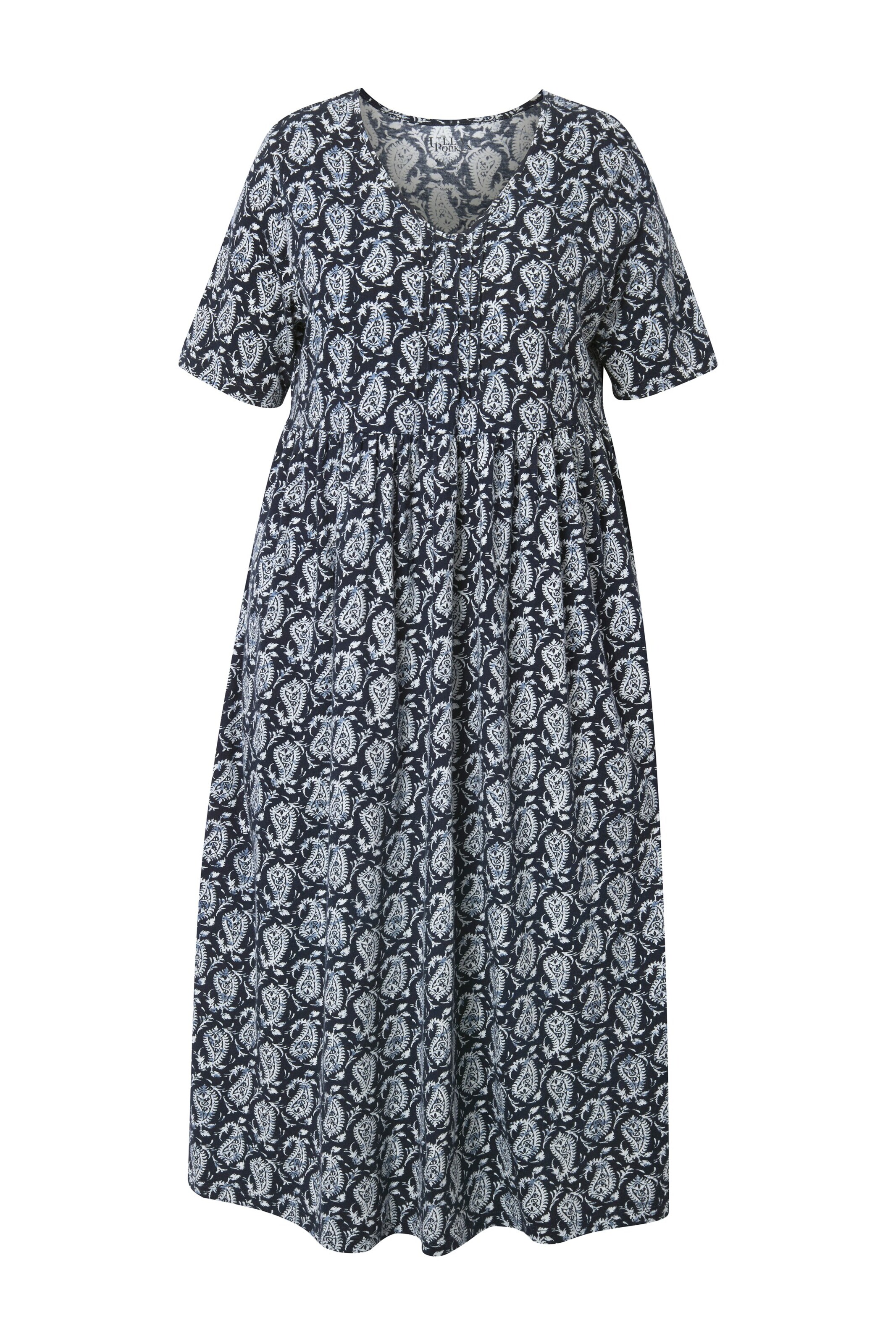 Ulla Popken Jurk in Zwart: voorkant