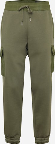 Tapered Pantaloni cargo di ALPHA INDUSTRIES in verde: frontale