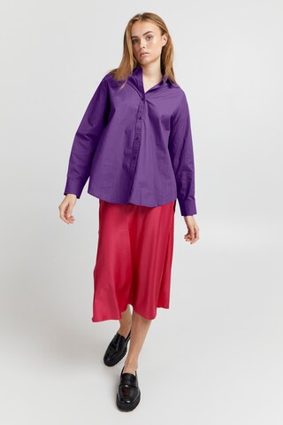 ICHI Blouse 'Stormie' in Purple