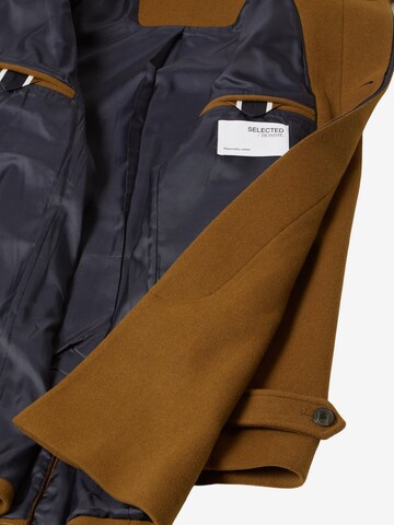 SELECTED HOMME Płaszcz przejściowy 'Reuben' w kolorze brązowy