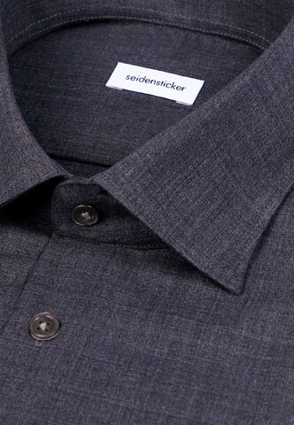 SEIDENSTICKER Regular Fit Business Hemd - Uni in Grau