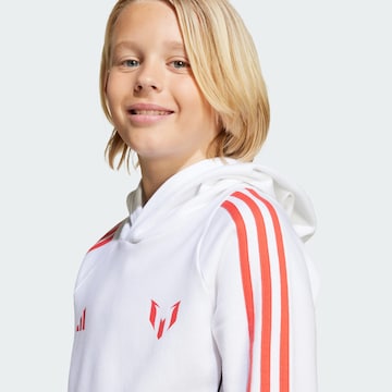 ADIDAS PERFORMANCE Sports sweatshirt 'Messi' in White