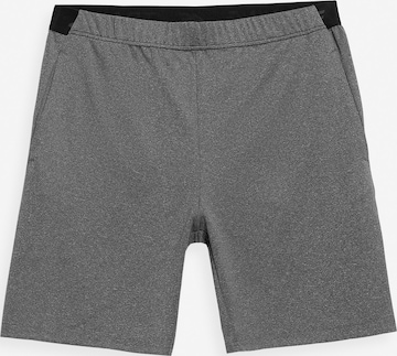 Skinny Pantaloni sportivi 'FNK' di 4F in grigio: frontale