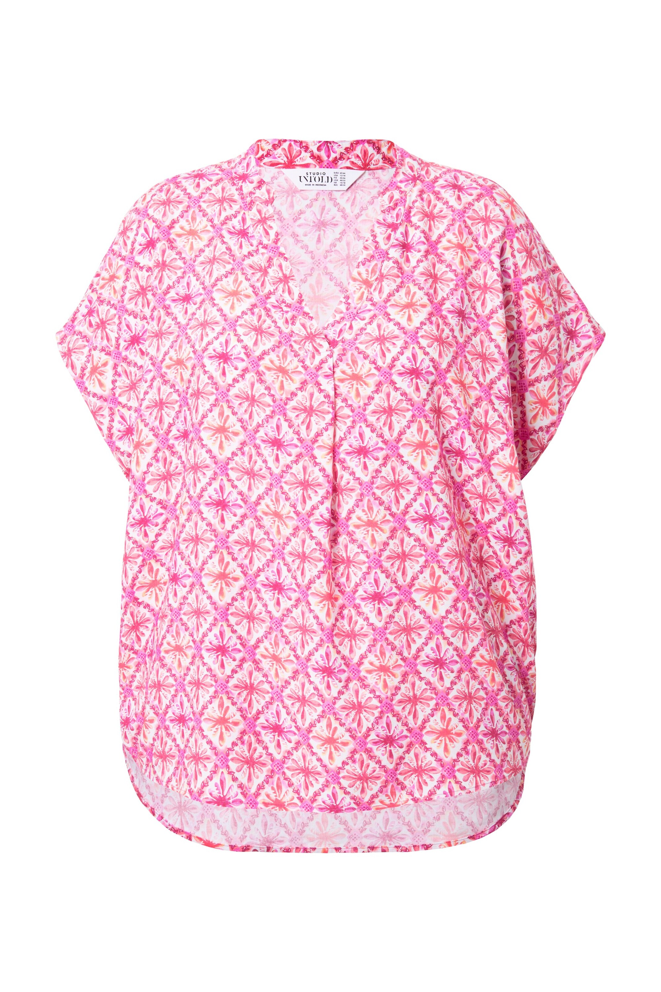 Studio Untold Blouse in Roze: voorkant