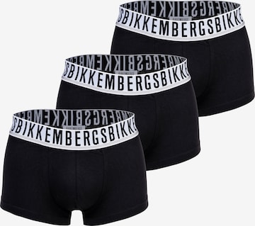 BIKKEMBERGS Boxer shorts in Black: front