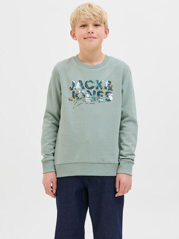 Jack & Jones Junior - Sudadera en verde: frente