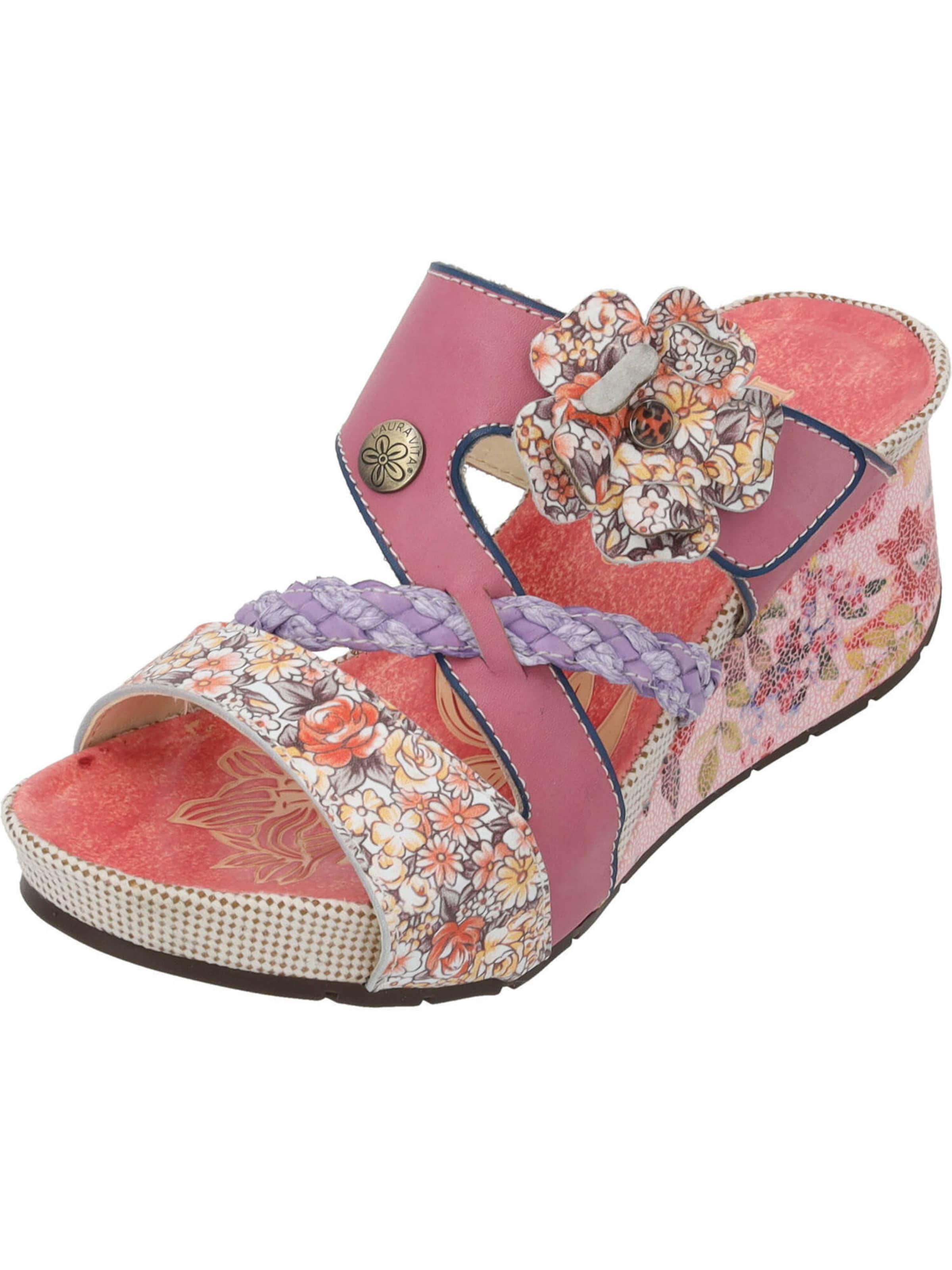 Mule 'Barry 07' Laura Vita en rose : devant