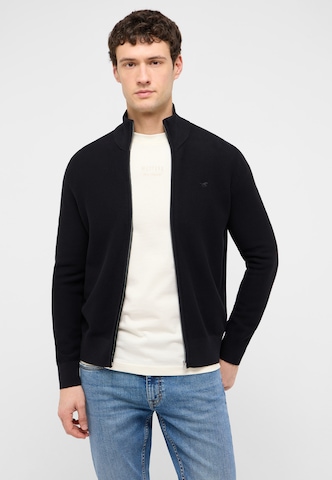 MUSTANG Strickjacke 'Escondido' in Schwarz: Vorderseite