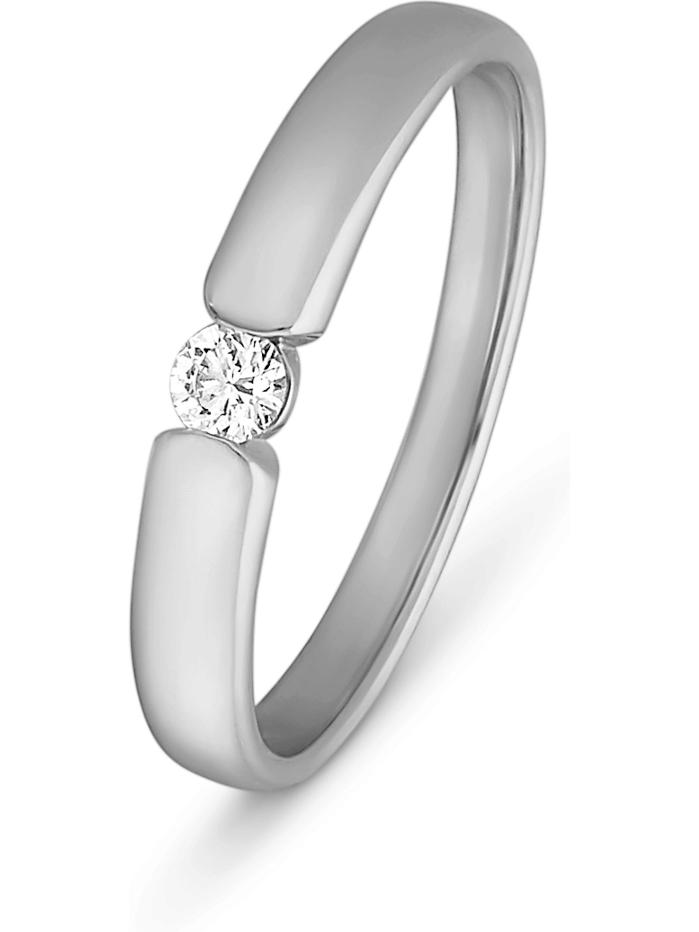 CHRIST Ring in White: front