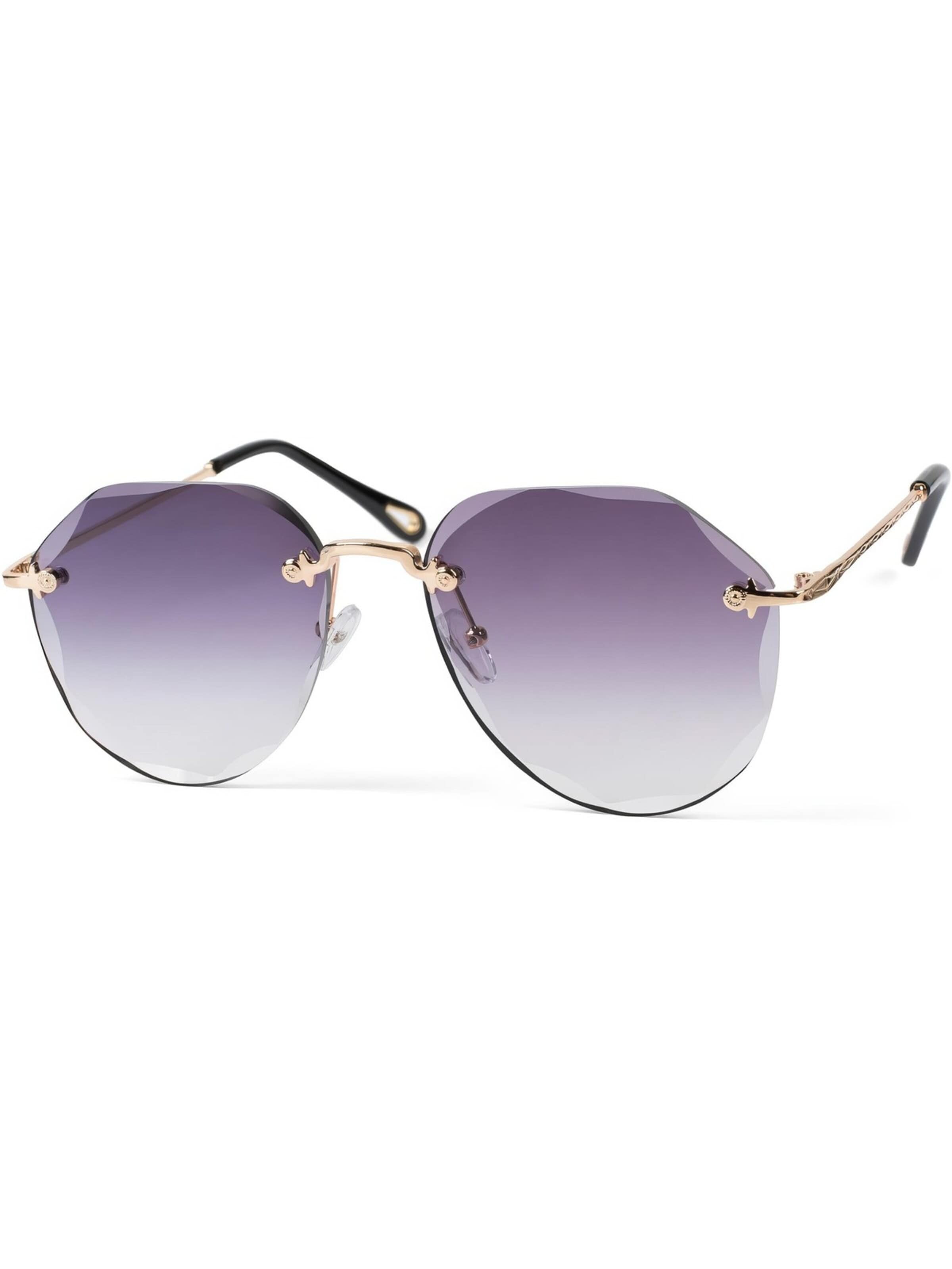 styleBREAKER Sonnenbrille in Grau: Vorderseite