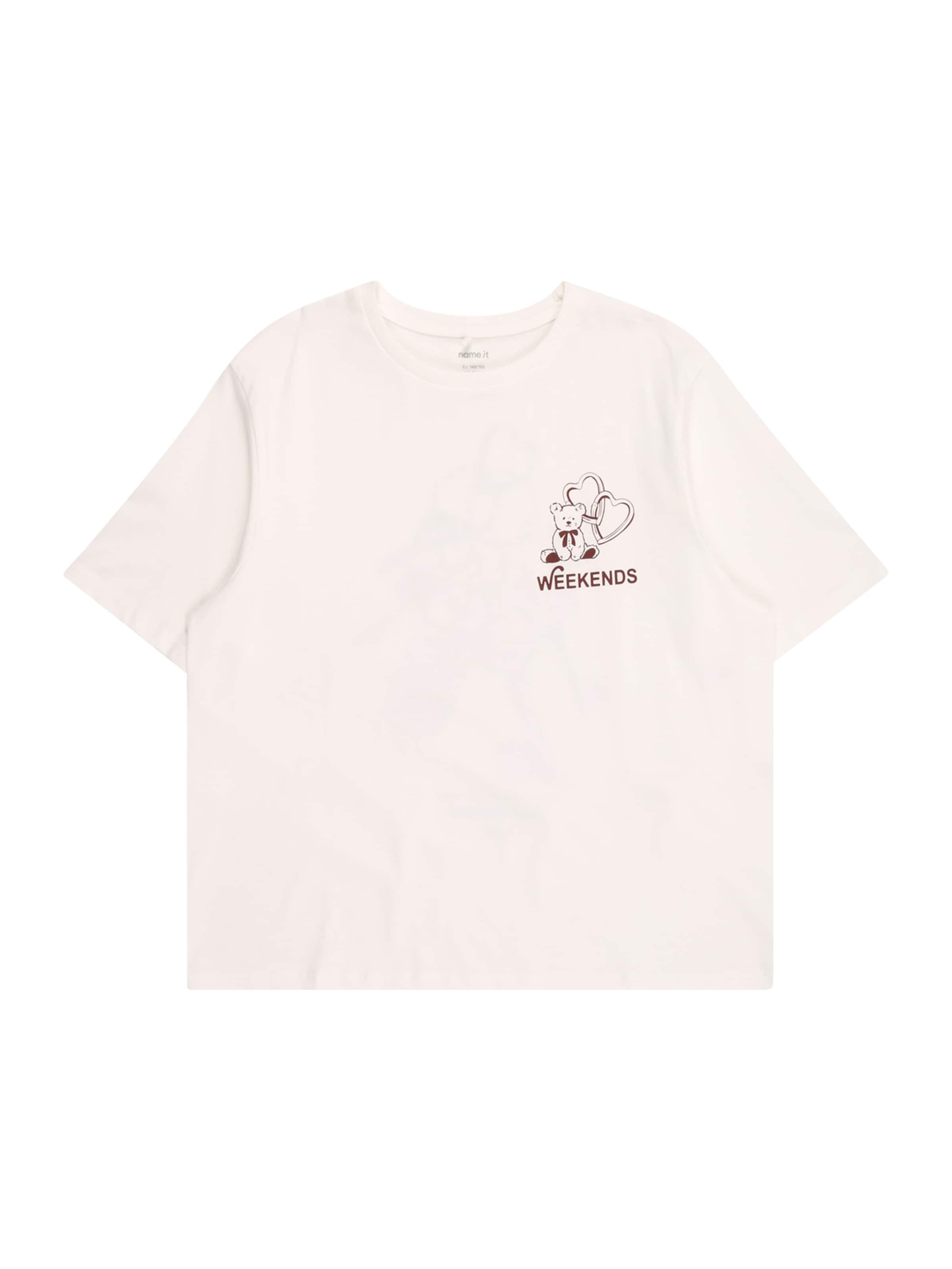 NAME IT Shirt 'NKFNOVAS' in White