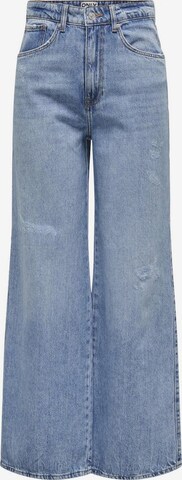 ONLY Wide leg Jeans 'HOPE' in Blauw: voorkant