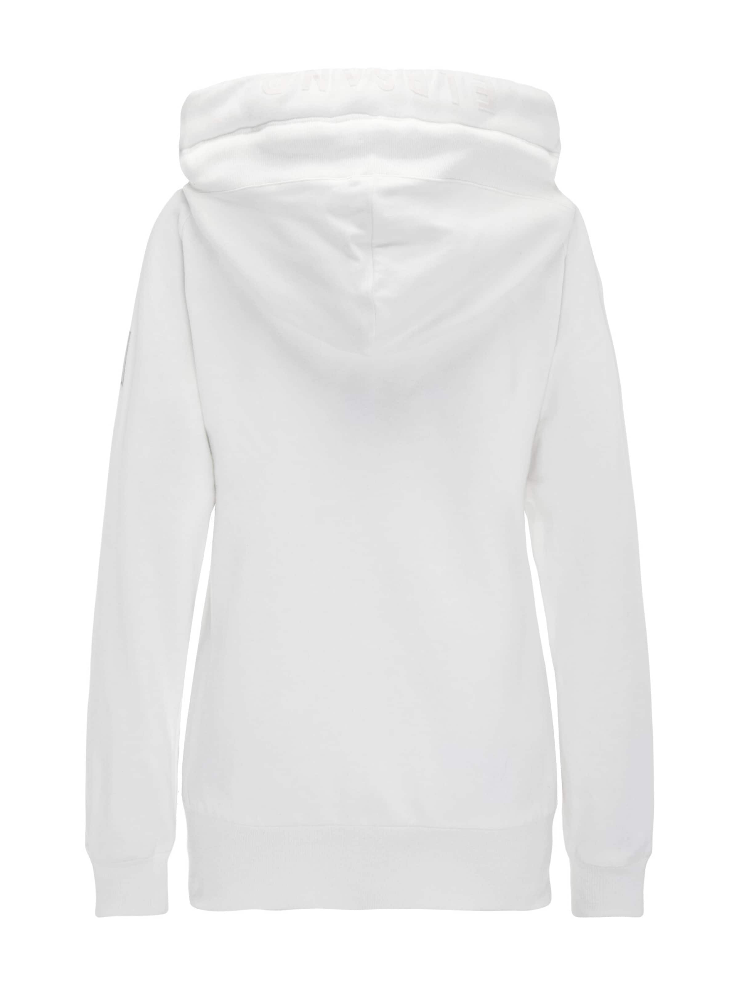 Elbsand Sweatvest 'Kria' in Wit