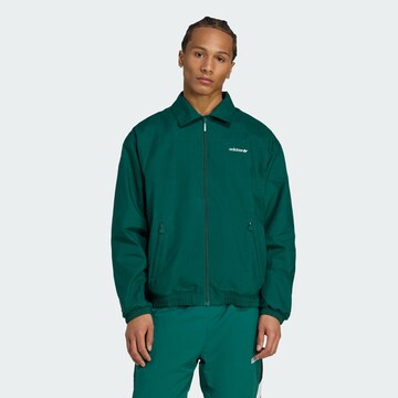 ADIDAS ORIGINALS Kevad-sügisjope, värv roheline: eest vaates