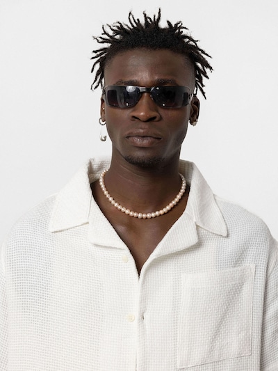 VAMOS CLO Button Up Shirt 'Indre' in White, Item view
