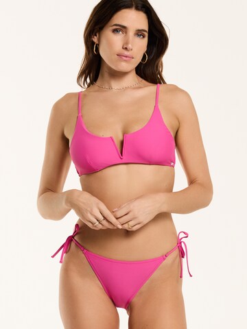 Shiwi T-Shirt Bikini 'Leah - Scoop' in Pink: predná strana