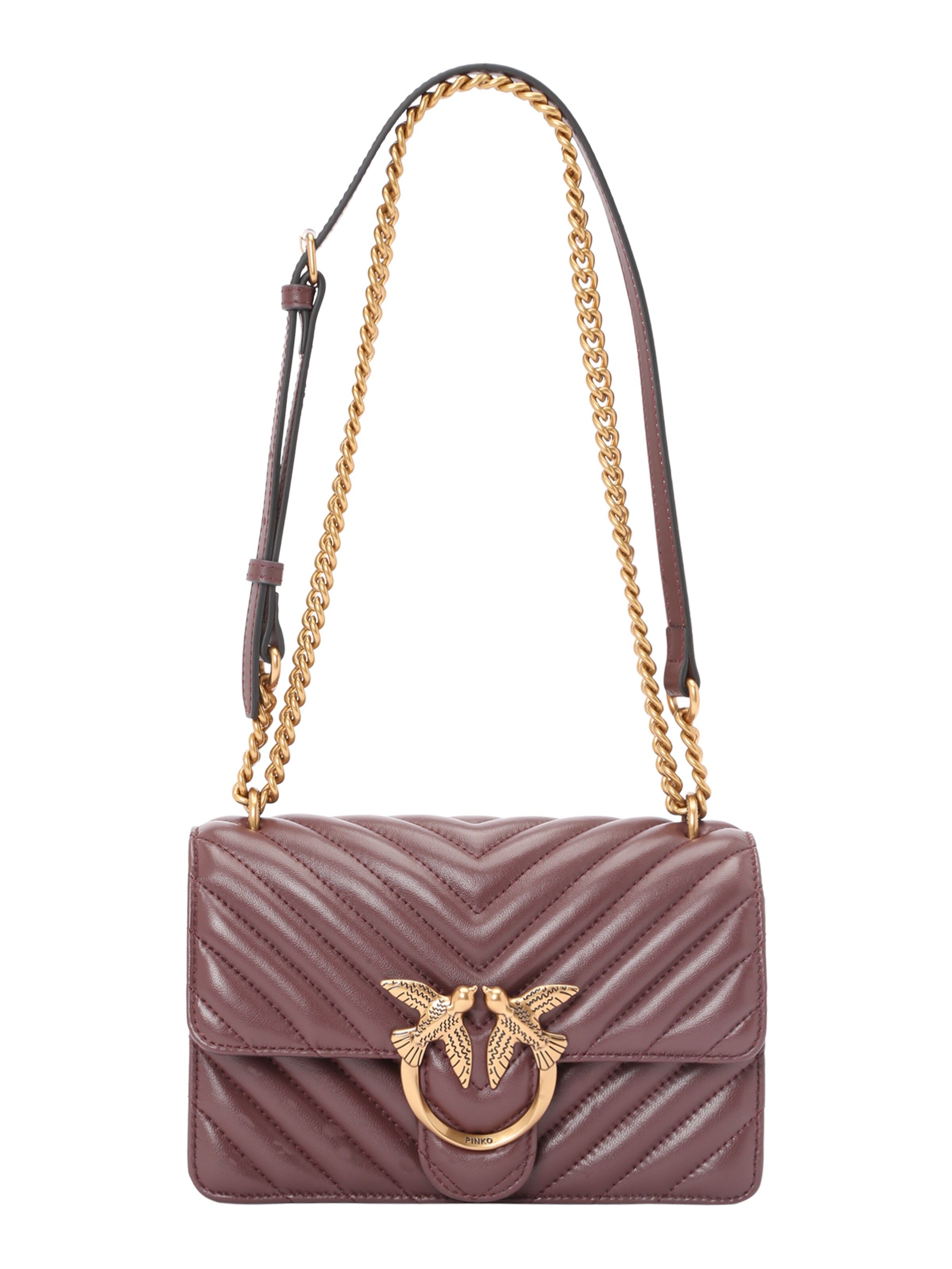 PINKO Сумка через плечо 'Love One' в Красный: спереди