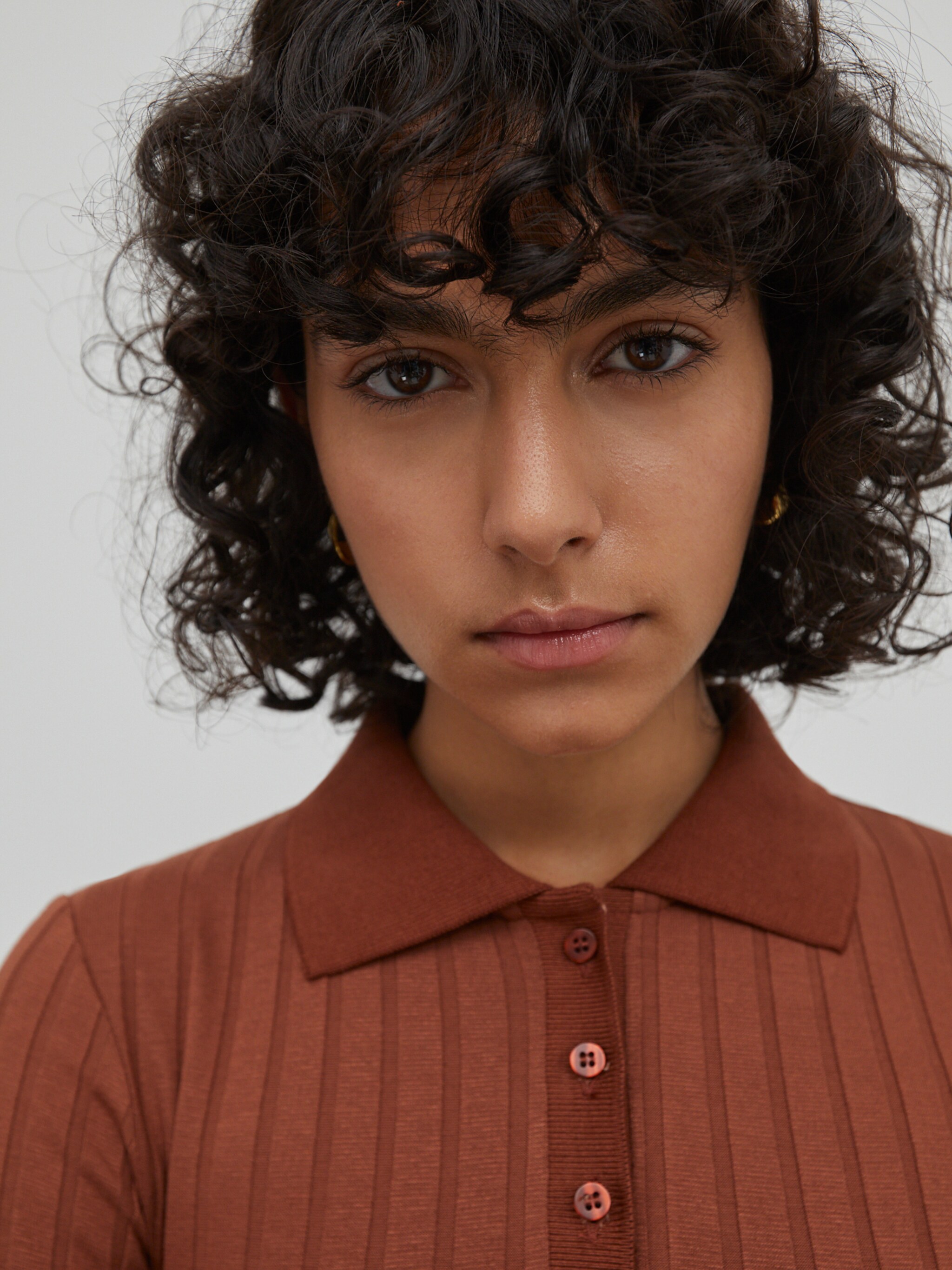EDITED Producten Jurk 'Imani' Bruin