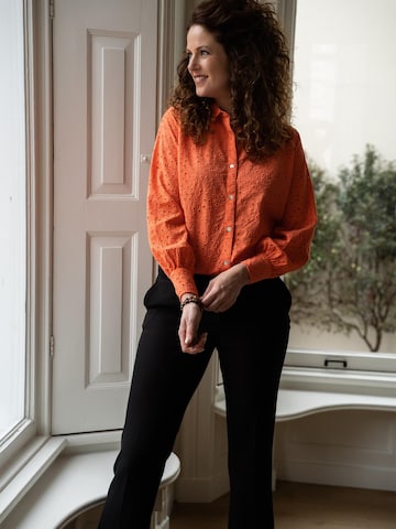 LynnSophie Bluse 'Feline' in Orange