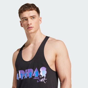 ADIDAS PERFORMANCETehnička sportska majica 'Adidas x Jeremy Scott Pride' - crna boja