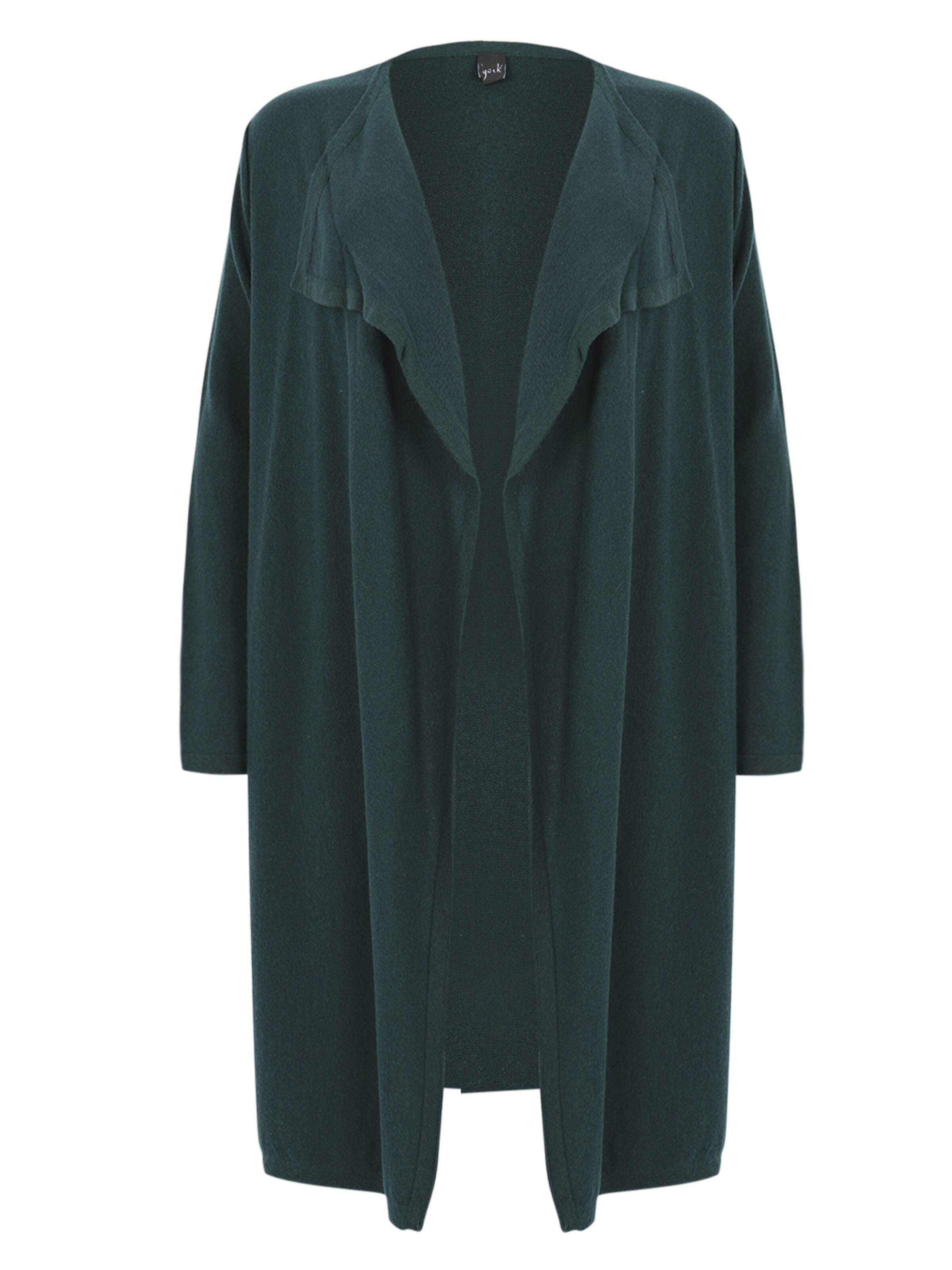 YOEK Knit cardigan in Green: front