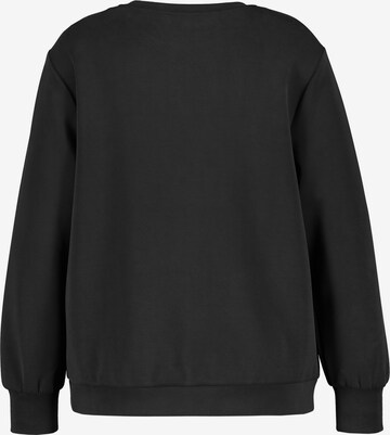 SAMOON Sweatshirt in Schwarz