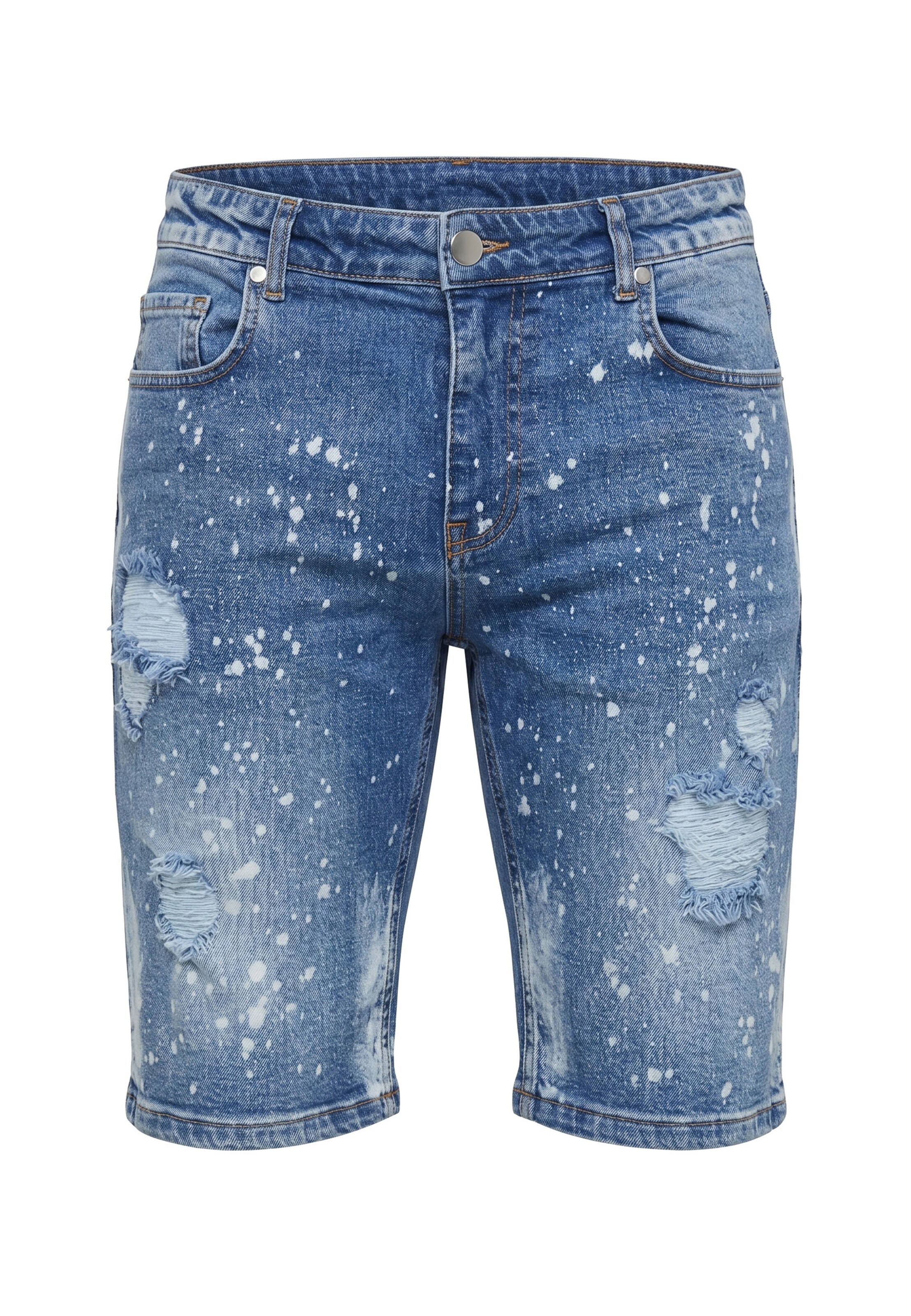 2Y Premium Shorts 'Sylva' in Blau: Vorderseite