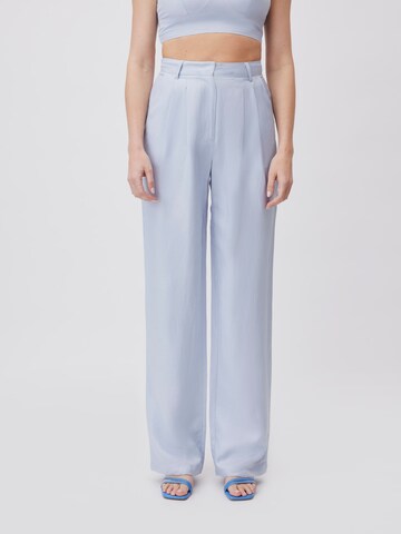 LeGer by Lena Gercke Loose fit Pleat-Front Pants 'Cassandra' in Blue: front