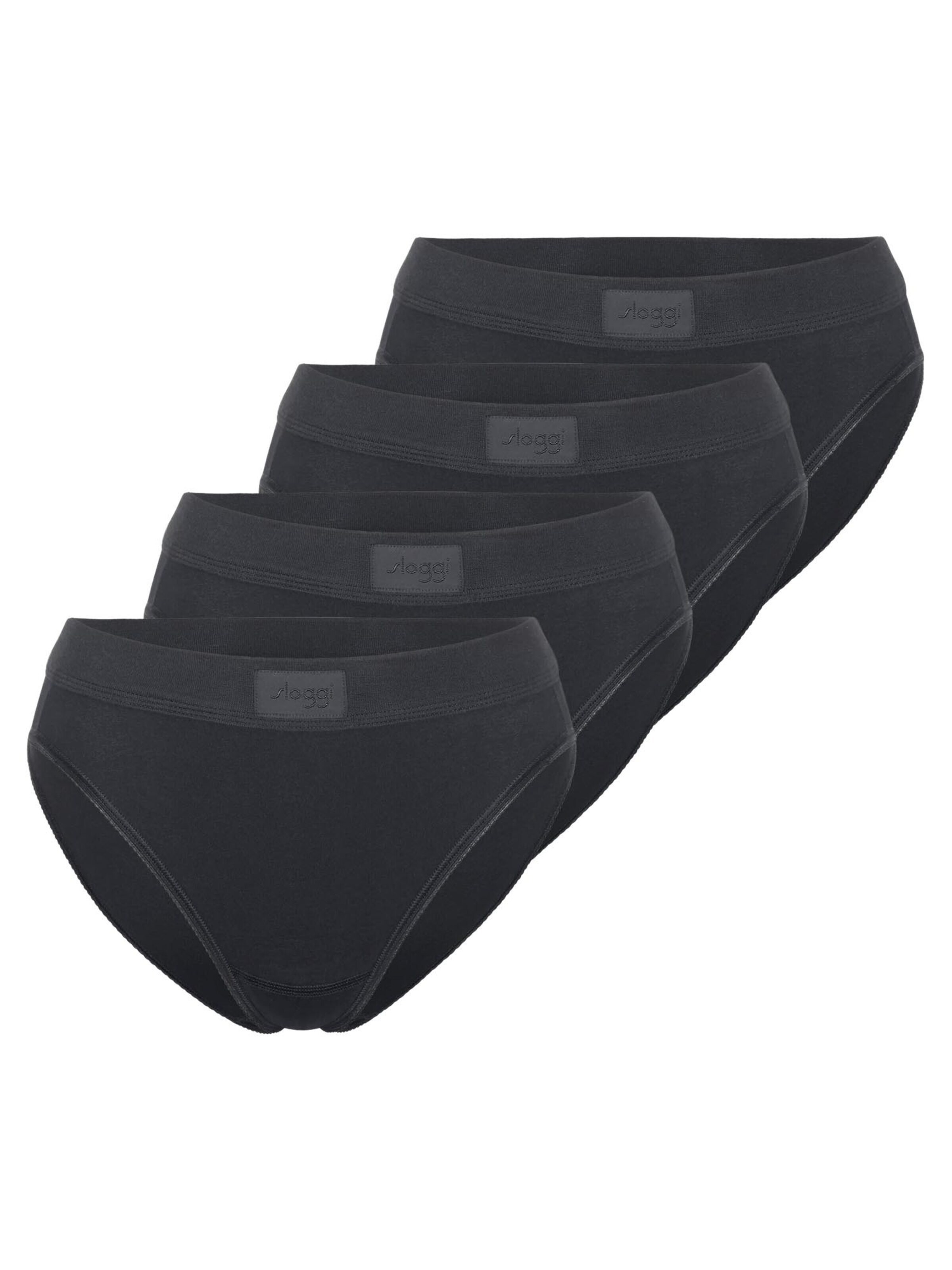SLOGGI Panty 'Double Comfort T' in Black: front